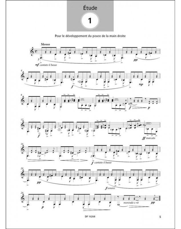 Leo Brouwer : Etudes Simples - Estudios sencillos