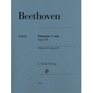 Polonaise en Do majeur op. 89 - Beethoven - Henle Verlag Urtext