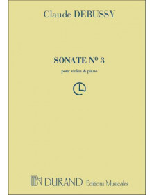 Debussy : Sonate N° 3