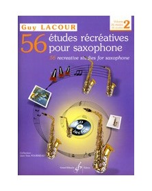 Guy Lacour : 56 Etudes Récréatives Volume 2 - 26 Etudes