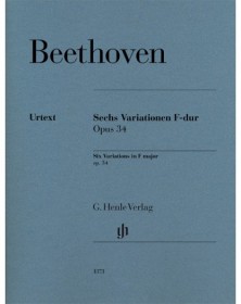 Six variations en fa majeur op. 34