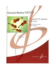 Giovanni Battista Viotti : 1er Solo du Concerto n° 13 en la majeur