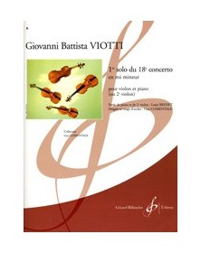 G.B. Viotti : 1er Solo du 18ème Concerto en mi mineur