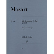 Mozart : Sonate Pour Piano En Ut Majeur K. 545 dite Facile - Henle Verlga