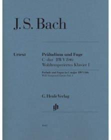 Prelude & Fugue In C BWV 846 Piano Urtext