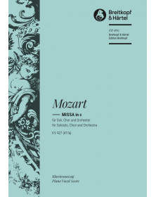 Grande Messe En Ut Mineur K 427 - W.A. Mozart - SATB Piano