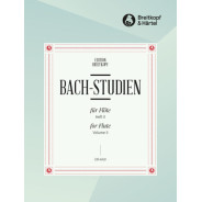 Bach-Studien für Flöte, Heft 2 - Flûte Traversière - Breitkopf