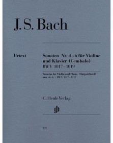 Sonatas no. 4 - 6 for Violin and Piano