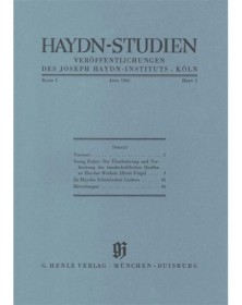 Haydn-Studien Bd. 1 Heft 1