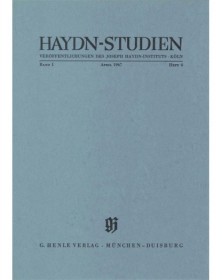 Haydn-Studien Bd. 1 Heft 4