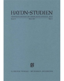 Haydn-Studien Bd. 2 Heft 1