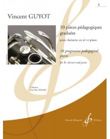 10 Pieces Pedagogiques Graduees Volume 1