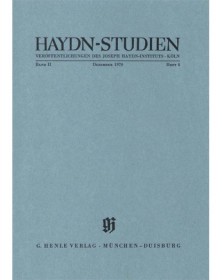 Haydn-Studien Bd. 2 Heft 4