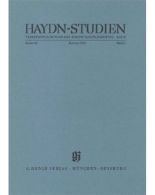 Haydn-Studien Bd. 3 Heft 1