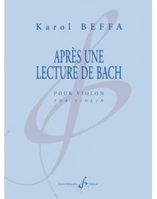 Après une lecture de Bach?