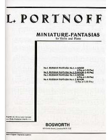Fantaisie Russe N° 2 en Ré Mineur - Leo Portnoff - Bosworth