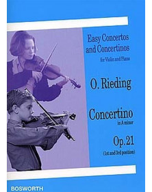 Concertino op. 21 en La mineur - Oscar Rieding - Bosworth