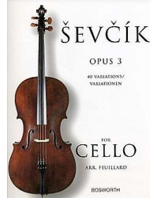 Sevcik : Études Opus 3 - Violoncelle
