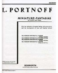 Fantaisie Russe N° 3 en La Mineur - Leo Portnoff - Bosworth