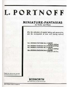 Fantaisie Russe N° 4 en Mi Mineur - Leo Portnoff - Bosworth