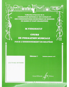 Michel Vergnault : Cours De Formation Musicale - Debutant 1