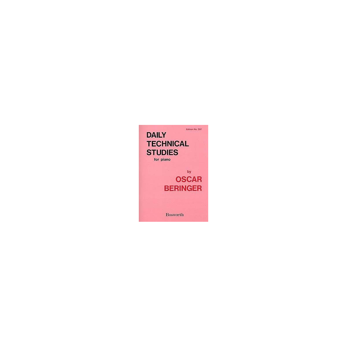 Daily Technical Studies For Piano - Oscar Beringer - Bosworth