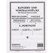Slavonic Cradle-Song - Berceuse Slave  - Leo Portnoff - Bosworth