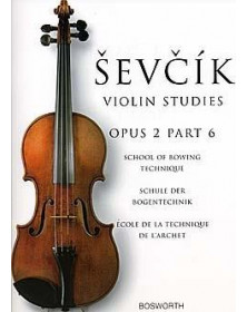 Sevcik : Etudes Opus 2 / Partie 6 - Violon