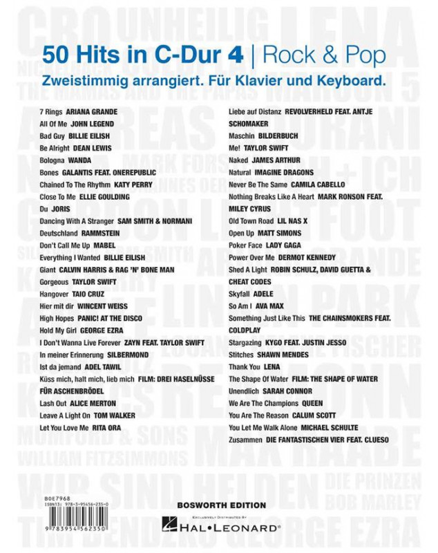 50 Hits in C-Dur 4 : Rock & Pop