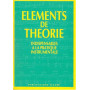 Eléments de théorie - Editions HCube