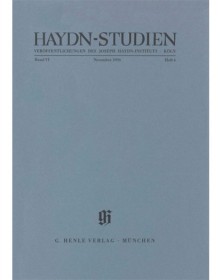 Haydn-Studien Bd. 6 Heft 4