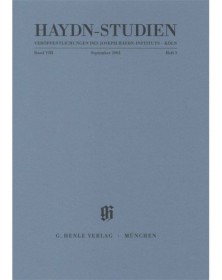 Haydn-Studien Band 8 Heft 3