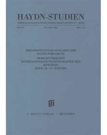 Haydn-Studien Band 9 Heft 1...