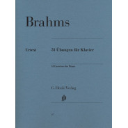 Johannes Brahms : 51 Exercises - 51 übungen - Henle Verlag Urtext