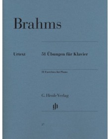 Johannes Brahms : 51 Exercises - 51 übungen - Henle Verlag Urtext