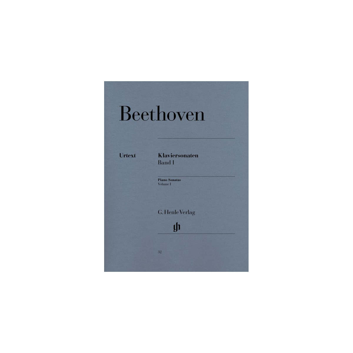 Ludwig van Beethoven : Sonates pour Piano Vol 1 (de 1 à 15) Henle Verlag Urtext