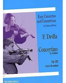 Drdla : Concertino Op. 225 en la mineur pour Violon et Piano