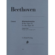 Trios avec Clarinette en Sib Maj. op. 11 et Mib Maj. op. 38