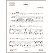 Sonate Opus 167 - Partition Clarinette et Piano - Camille Saint-Saëns
