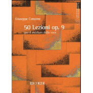Concone : 50 Lezioni Opus 9 + 2 CD inclus