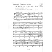 Concone : 50 Lezioni Opus 9 + 2 CD inclus