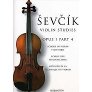Sevcik : Etudes Opus 1 / Partie 4 - Violon