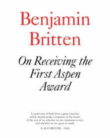 On Receiving The First...