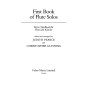 First Book of Flute Solos