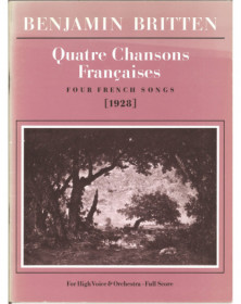 Quatre Chansons Françaises