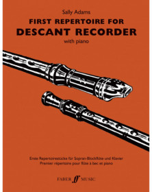 First Repertoire For Descant Recorder