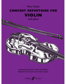 Concert Repertoire for violin