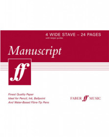 Manuscript A5 4-stave...