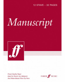 Manuscript A4 12-stave 32...