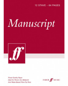 Faber Music Manuscript Paper